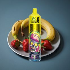 Fumot RandM Tornado 30000 Puffs banán jahoda 30mL 5% LED
