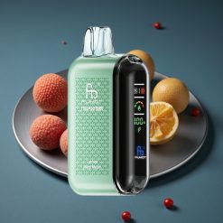 Fumot Tornado 20000 Puffs Lychee Hami Melon 20ml 850mAh Dual Mesh Smart Display