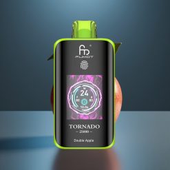 Fumot Tornado 25000 Puffs Dvojité jablko, HD Screen, 20ml, Type-C