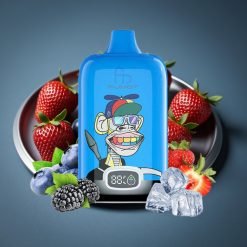 Fumot Tornado Digital Box 12000 Puffs Jahoda Hroznové Víno Mesh Coil 20ml Type-C