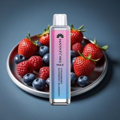 Hayati Pro Max 4000 Puffs Disposable Vape Jahoda Malina Borůvka, 2ml/10ml, 1400mAh