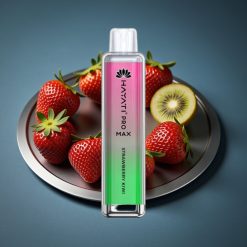Hayati Pro Max 4000 Puffs Jednorázová E-Cigareta Jahoda Kiwi, 2ml/10ml, 1400mAh