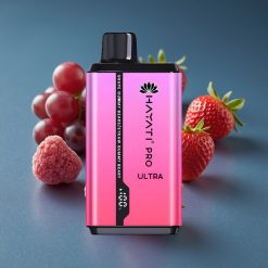 Hayati Pro Ultra 15000 Puffs 850mAh 2×12ml 2% Grape Gummy Bear Strawberry Gummy Bear