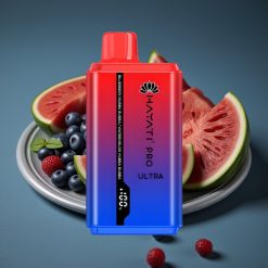 Hayati Pro Ultra 15000 Puffs Borůvka Hubba Bubba Meloun Hubba Bubba 850mAh 2×12ml