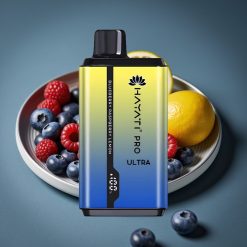 Hayati Pro Ultra 15000 Puffs Borůvka Malina Citrón 850mAh 2×12ml 2%