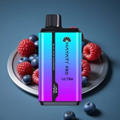 Hayati Pro Ultra 15000 Puffs Modrá Kyselá Malina 850mAh 2×12ml