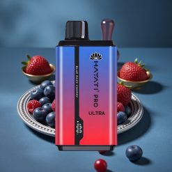 Hayati Pro Ultra 15000 Puffs Modrá Malina Třešeň 2×12ml 2% 49 příchutí