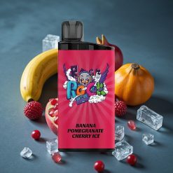 IGET Bar 3500 Puffs Banana Granátové jablko Třešeň Led 1.2 Ohm Mesh Coil 1400 mAh