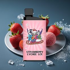 IGET Bar 3500 Puffs Jahoda Liči Led 41.3x21.3x94.5mm 1400 mAh