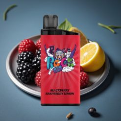 IGET Bar 3500 Puffs Ostružina Malina Citrón – 1400 mAh, 1.2 Ohm Mesh Coil