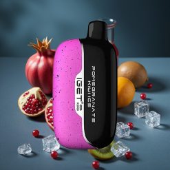 IGET Moon K5000 Puffs Granátové jablko Kiwi Led, 5000 Puffs, 1.35 Ohm