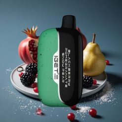 IGET Moon K5000 Puffs Ostružina Granátové jablko Hruška se sněhem, 5000 Puffs, 1.35 Ohm