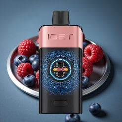 IGET ONE 12000 Puffs Disposable Vape Borůvka Malina 2700 mAh Dual Mesh 0.6 ohm