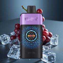 IGET ONE 12000 Puffs Disposable Vape Hroznový Led 2700mAh 0.6ohm Dual Mesh