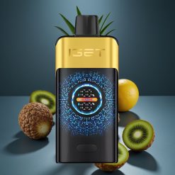 IGET ONE 12000 Puffs Disposable Vape Kiwi Ananas, 2700 mAh, Dual Mesh Coil