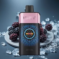 IGET ONE 12000 Puffs Disposable Vape Ostružinový Led 2700 mAh 0.6 ohm Dual Mesh