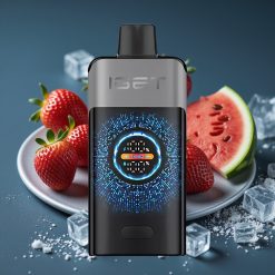 IGET ONE 12000 Puffs Jednorázová E-Cigareta Jahodový Melounový Led, 2700 mAh, 0.6 ohm